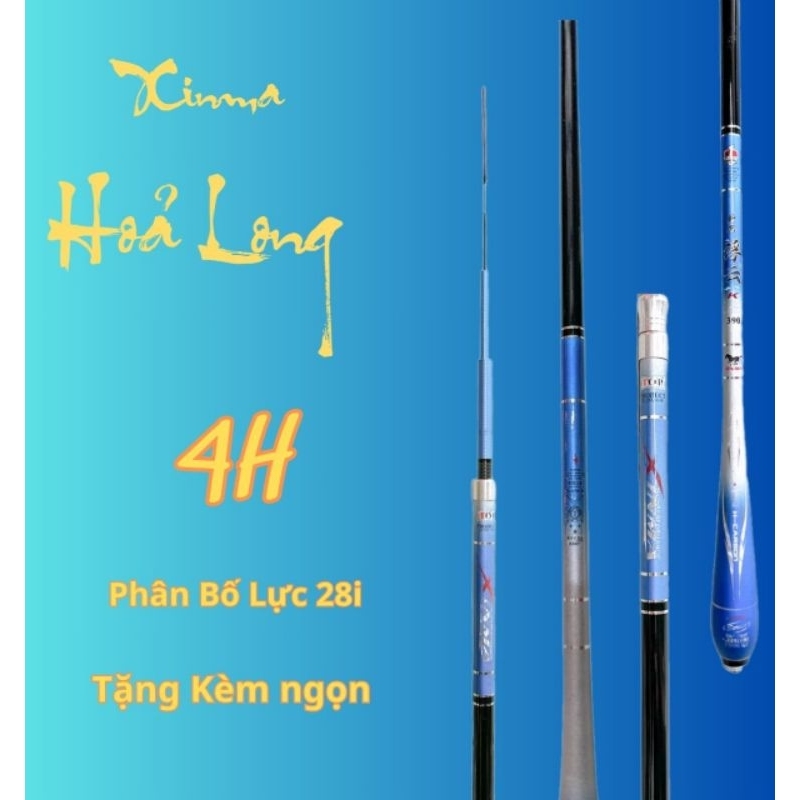 Cần câu cá cần câu tay Xinma Hoả Long 4h