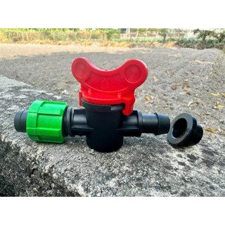 Van khóa khởi thủy nhỏ giọt 16mm kèm ron cao su