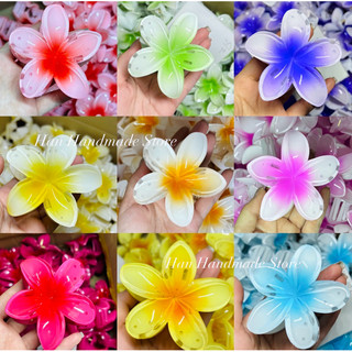  Kẹp tóc hoa sứ 8cm nhựa cao cấp