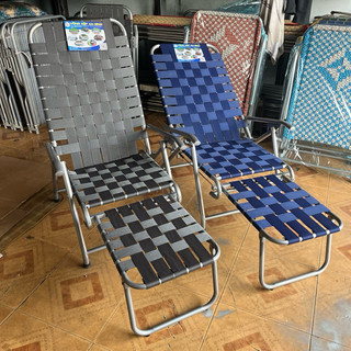 Ghế Bố Cao Cấp Chân Loại Dày 1.2mm Dùng Được Cho Người Có Cân Nặng Đến 100kg, Dây Bẹ Nhập Khẩu Bản Lớn Chịu lực Tốt