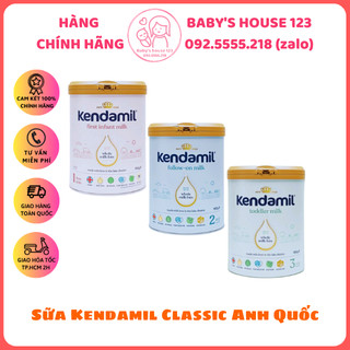 Sữa kendamil classic số 1, 2, 3 - hộp 800g