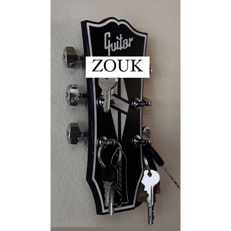Móc treo chìa khoá phong cách ZOUK guitar