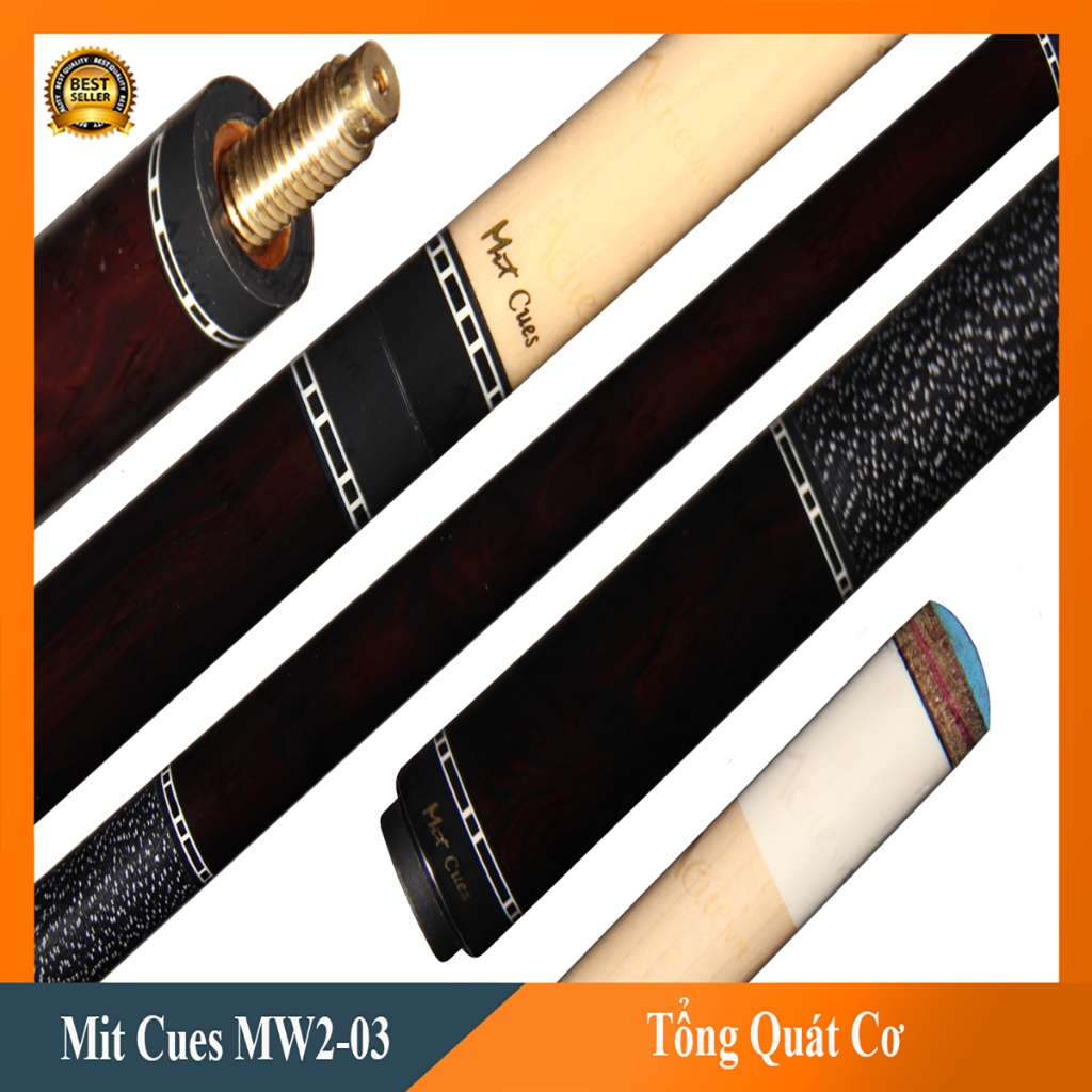 Cơ, Gậy Bi-a Mit Cues MW2-03 Ngọn Nguyên Bản