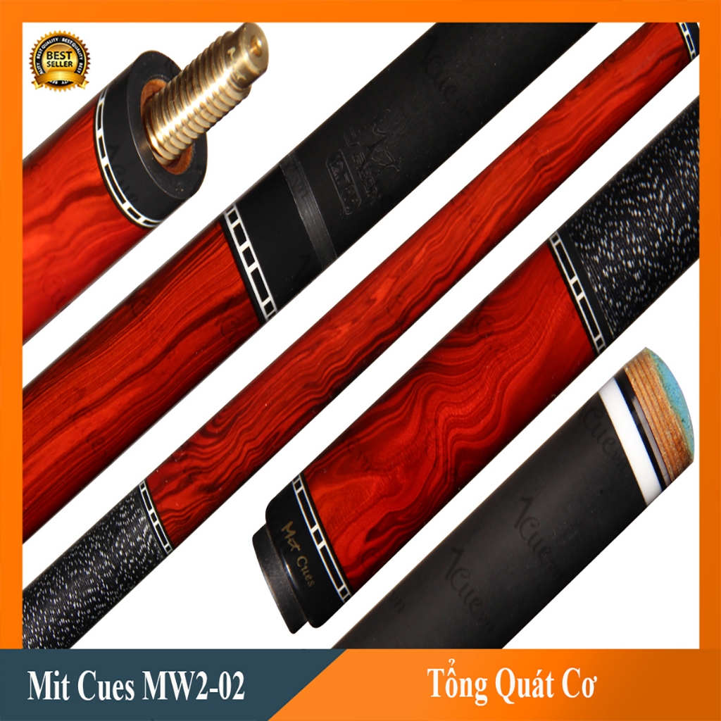 Cơ, Gậy Bi-a Mit Cues MW2-02 Ngọn CarbonMit