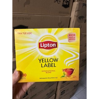 (Hàng công ty ) Trà lipton nhúng 100 gói (100 gói*2gr) mẫu mới