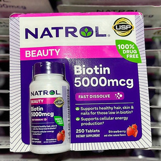 [Date 07.2026] Viên uống mọc tóc Biotin 5000mcg Fast Dissolve 250 viên