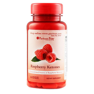 Viên uống hỗ trợ giảm cân giảm lượng cholesterol trong máu Raspberry Ketones 100mg 120 viên Puritan's Pride của Mỹ