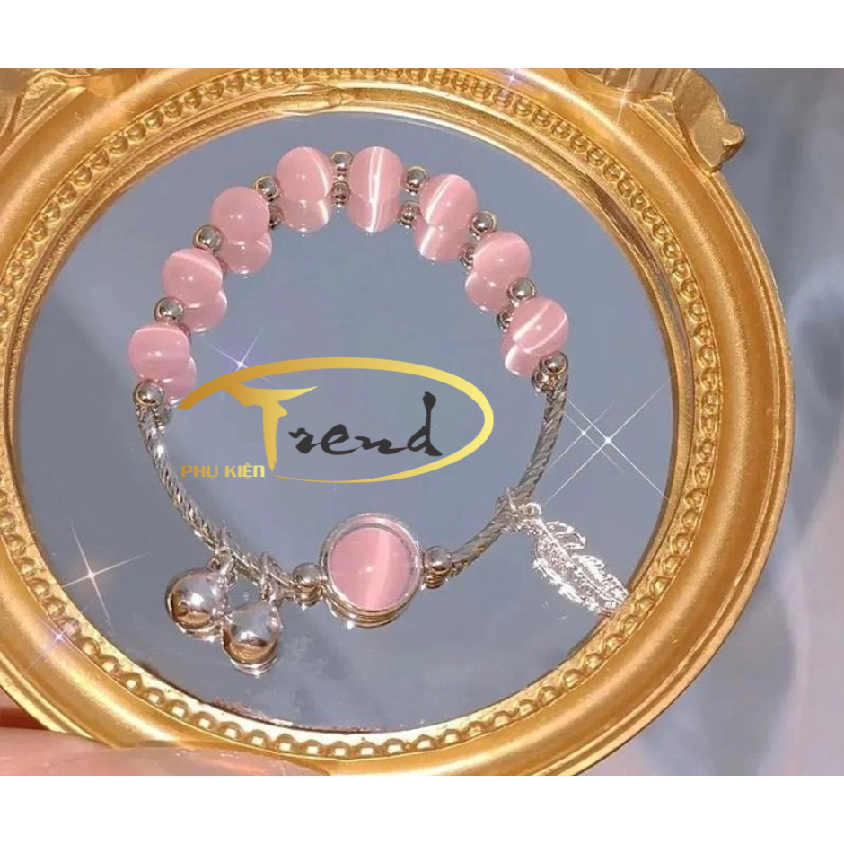 VÒNG TAY ĐÁ BẠC LÔNG VŨ V005