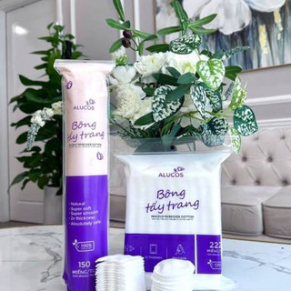Bông Tẩy Trang Dạng Túi Alucos 222,150 miếng siêu dày mịn 3Tbeauty