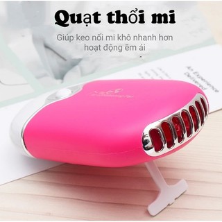 Quạt nối mi tích điện