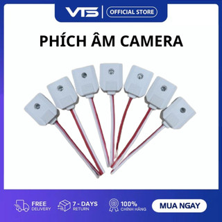 Phích cắm âm lắp camera có dây nối - phích cắm dương lắp camera, cơ điện - chất liệu nhựa abs - vts smarthome
