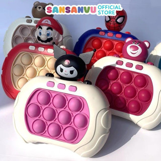  Đồ chơi Pop it thế hệ mới - máy điện tử chơi game Pop it giải trí bấm nút theo đèn nhạc 