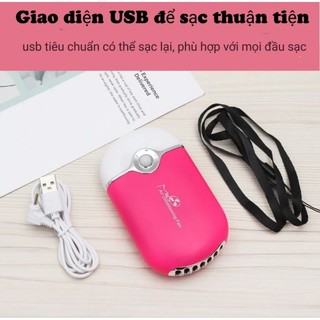 Quạt nối mi tích điện