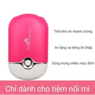 Quạt nối mi tích điện