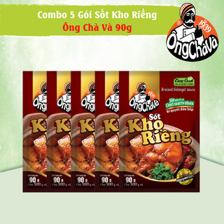Combo 5 gói sốt kho riềng ông chà và 90gr