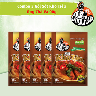 Combo 5 gói sốt kho tiêu ông chà và 90g