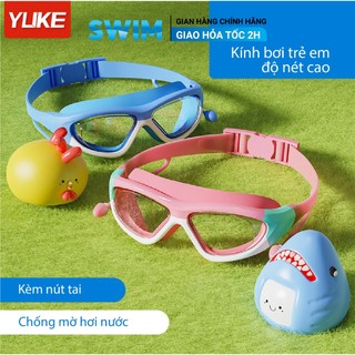 Kính Bơi Trẻ Em YLIKE Kèm Nút Tai Ngăn Nước Tuyệt Đối Kính Bơi YLIKE Cho Bé Kính Bơi Cho Bé