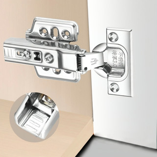 Set 2 Bản lề inox có giảm chấn, bản lề gập giảm chấn,miếng đệm sửa bản lề cửa tủ-DREAM