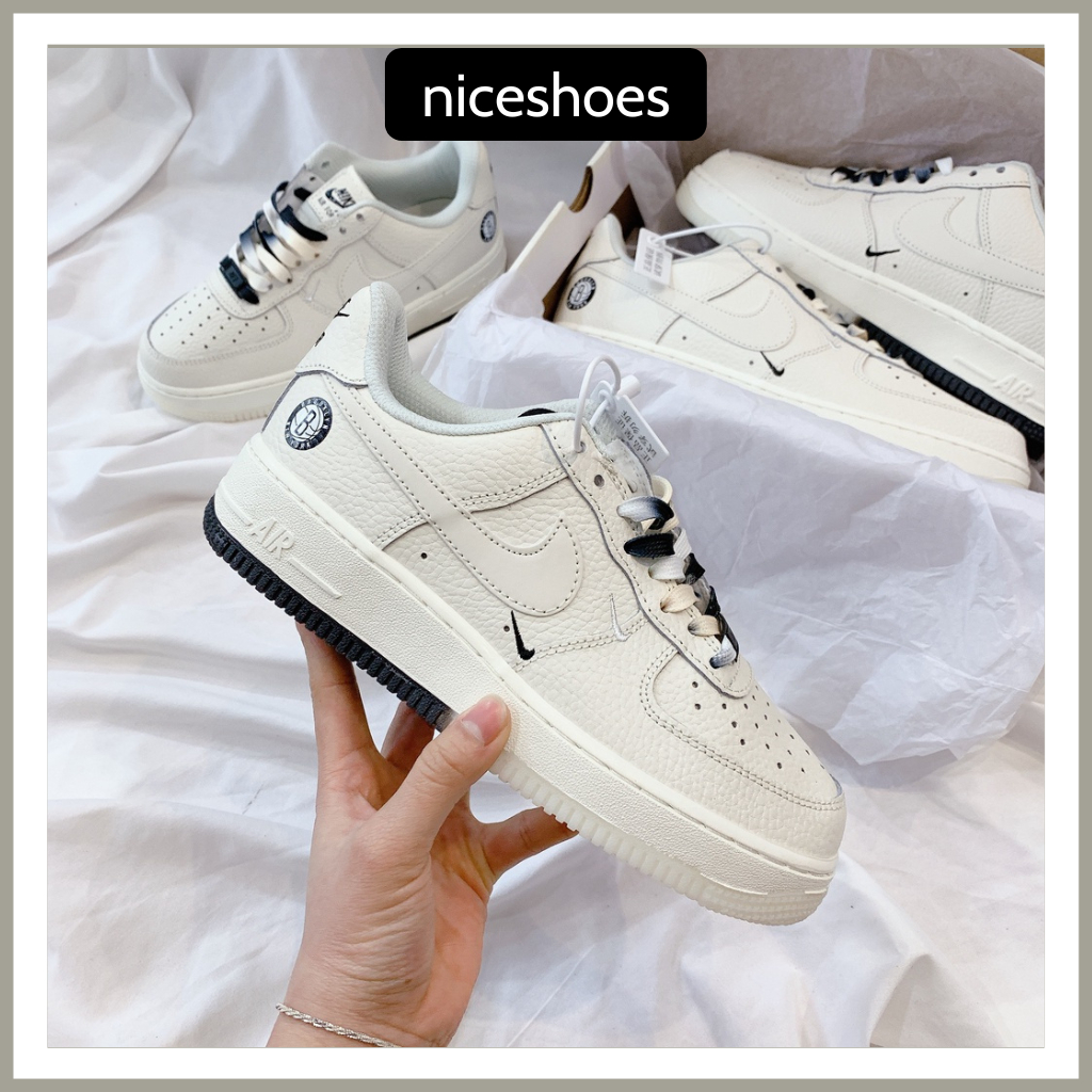 Giày Nike_AF1 Âm Dương Nam Nữ, Giày Thể Thao AF1 Âm Dương Vệt Phản Quang Bản Trung Đế Air Full PK - Niceshoes | BigBuy360 - bigbuy360.vn