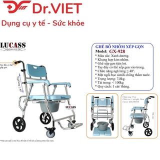 Ghế bô nhôm xếp gọn cao cấp lucass gx-928