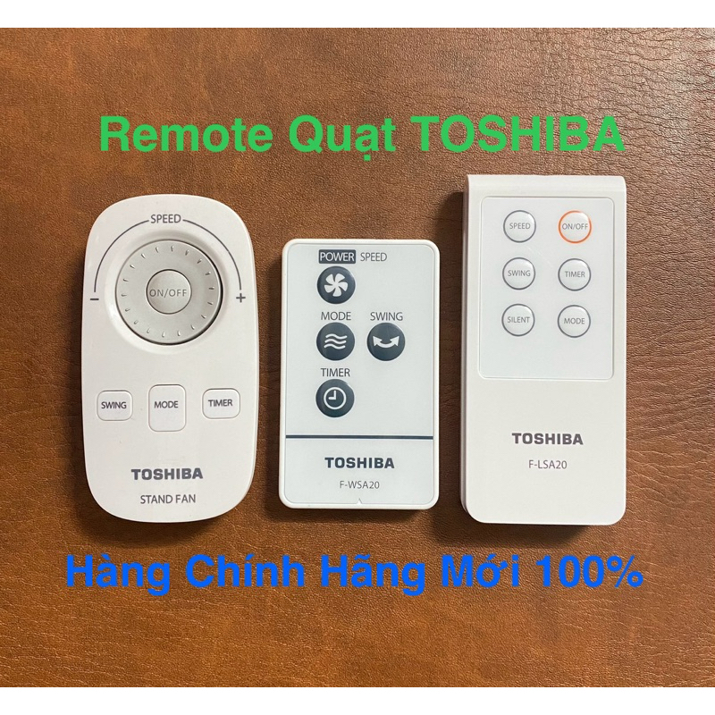 Remote quạt TOSHIBA, Điều khiển quạt cây, Quạt treo tường TOSHIBA Chính Hãng