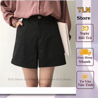 Quần Sooc Nữ Quần Shot Nữ KaKi Lưng Cao Túi Mổ Ulzzang Phong Cách Hàn Quốc Có Bigsize 70kg M0123