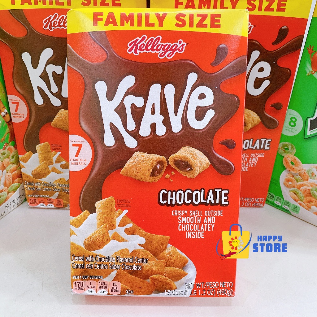 - NGŨ CỐC ĂN SÁNG KRAVE CHOCOLATE 490GR
