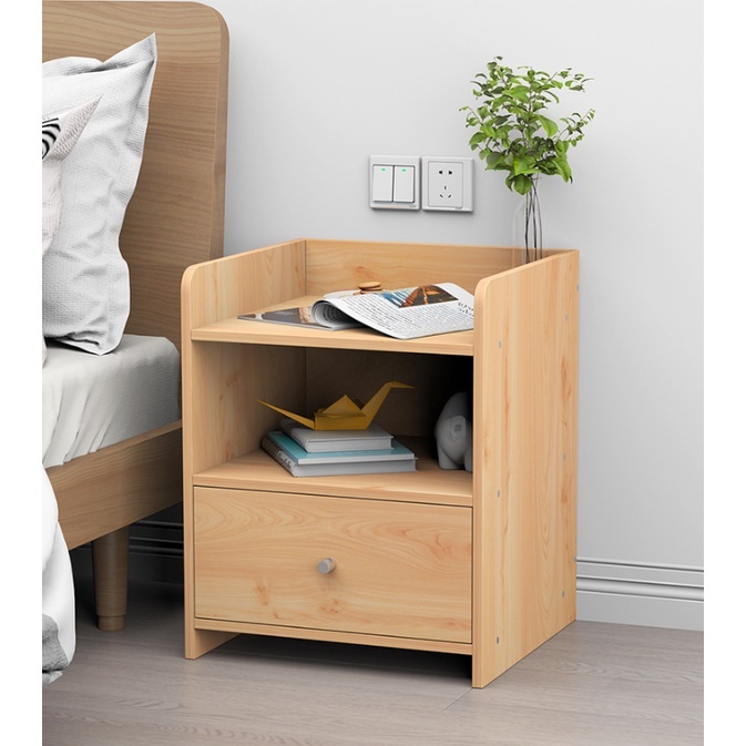 Kệ Đầu Giường Có Ngăn Kéo Gỗ MDF Nhập Khẩu - GP104