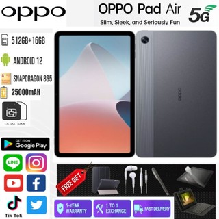 2024 Máy tính bảng Oppo 12 inch Máy tính bảng học tập 12GB + 512GB dành cho máy tính bảng HD lớp học trực tuyến Android
