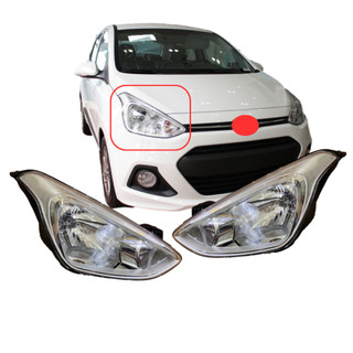 Đèn pha xe grand i10 đời 2014-2016-2020 bản sedan, hatchback