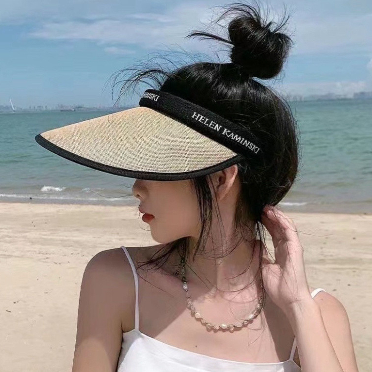 Mũ chống nắng nửa đầu Didooglt Mũ cói nửa đầu nữ che nắng cao cấp chắc chắn kiểu cách đẹp