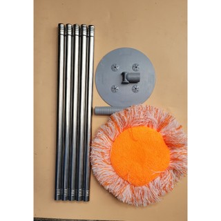 Cây lau trần nhà hoa hướng dương phúc hưng phát sg dài 225cm, bông lau thấm hút.