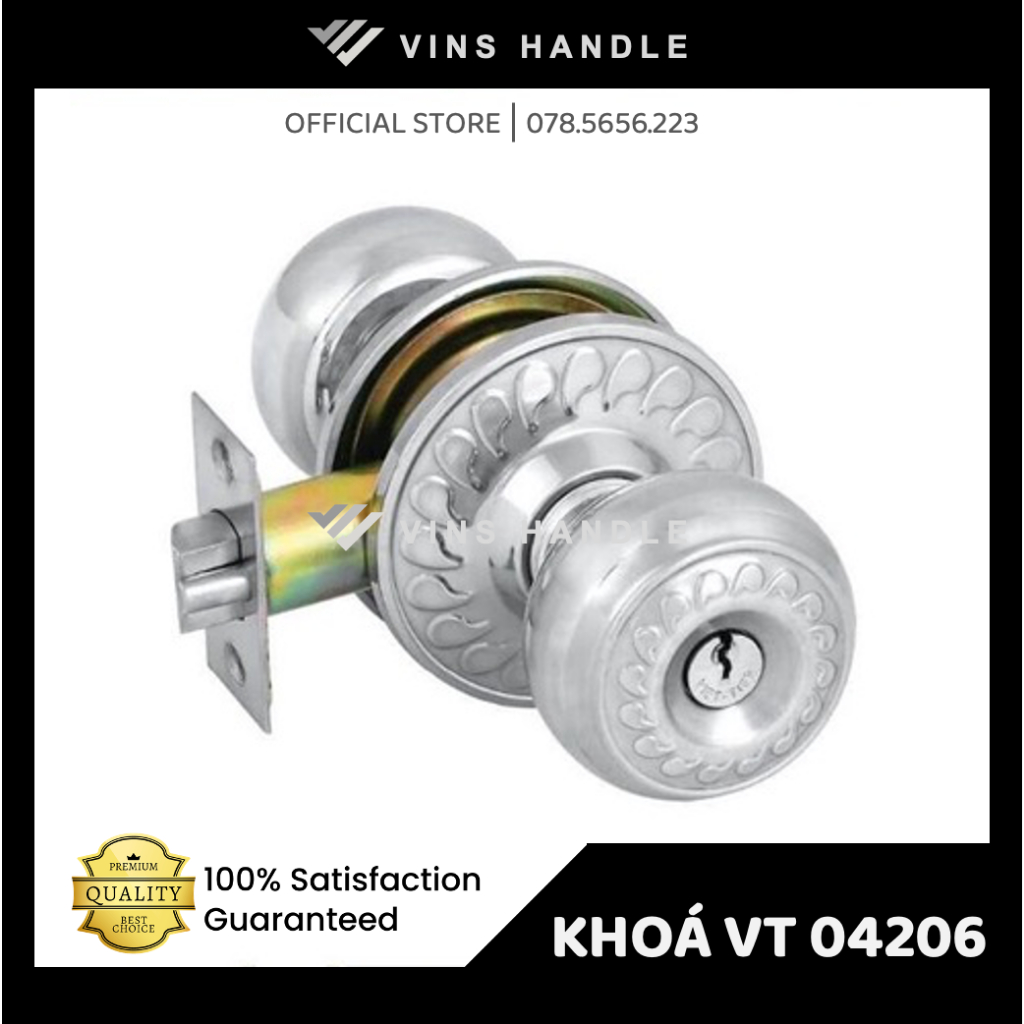 Khoá tay đấm tròn VT 04206 (ĐÓNG HỘP)