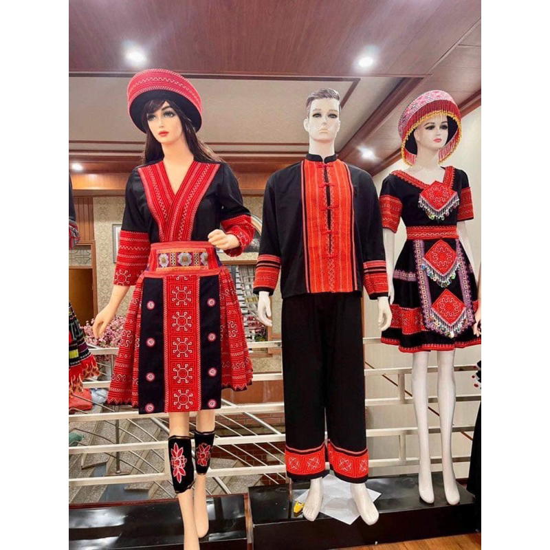 trang phục dân tộc Hmong dệt thủ công cho Nam sẵn size Xl