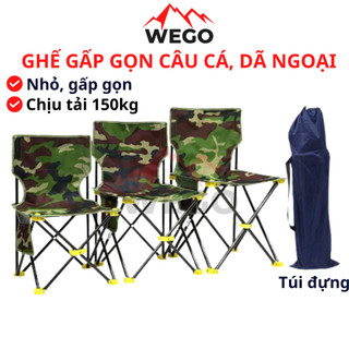 Ghế xếp du lịch gấp gọn mini, ghế gấp dã ngoại thư giãn tiện lợi, chắc chắn - WEGO