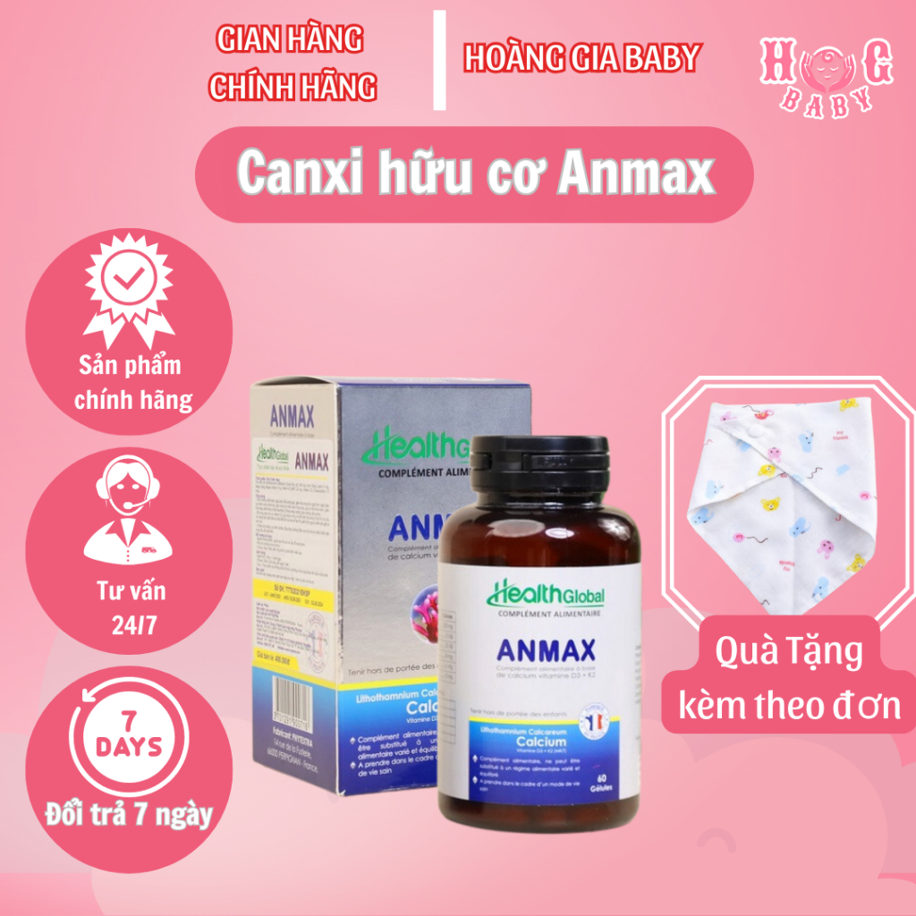 Canxi hữu cơ Anmax Healthy Global