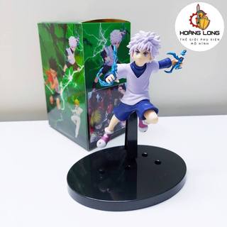 Mô hình Thợ Săn Tí Hon, Figure Hunter X Hunter, nhân vật Killua, skin Nakroth trong Liên Quân (phụ kiện Hoàng Long)
