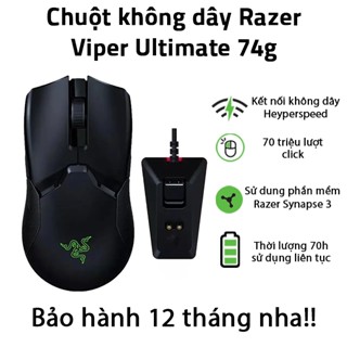 CHÍNH HÃNG - Chuột không dây RAZER Viper Ultimate- Chính hãng bảo hành 12 tháng