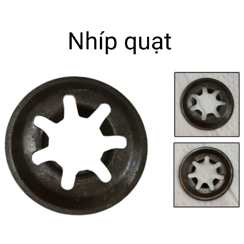 Nhíp quạt, phe chặn bạc quạt