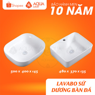 Lavabo rửa mặt sứ dương bàn đá