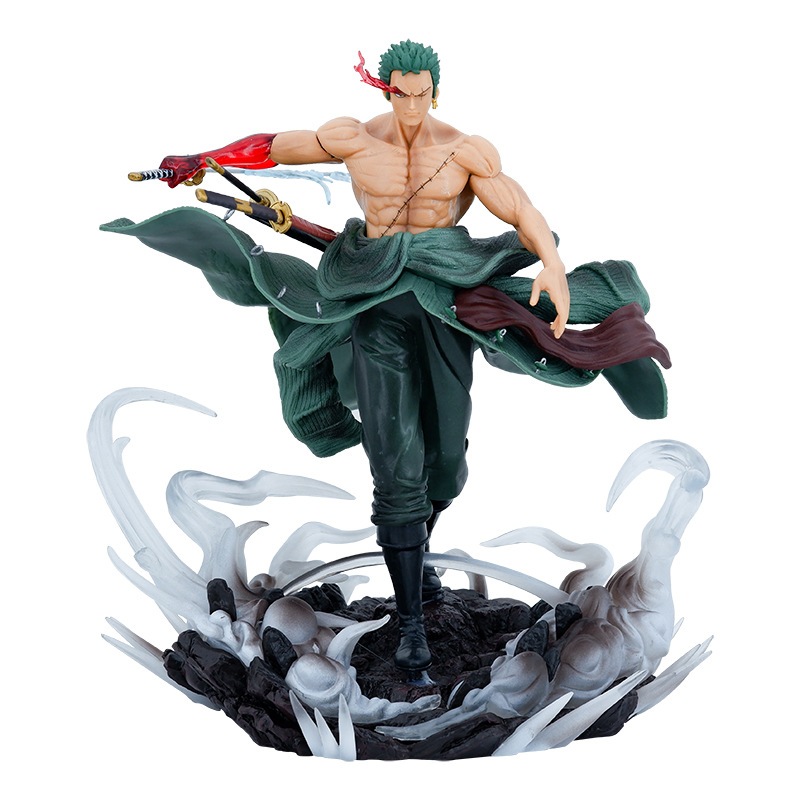 Mô Hình Đồ Chơi - Zoro and Enma siêu đẹp - Cao 28cm - Nặng 1.6 Kg - OnePiece - Có Hộp