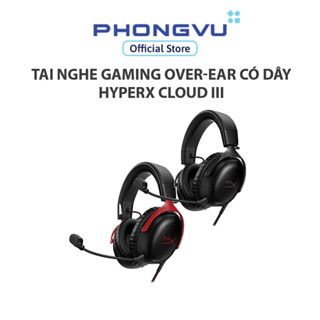  Tai nghe Gaming Over-ear có dây HYPERX CLOUD III - Bảo hành 24 tháng 