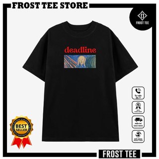 Áo Thun Tay Lỡ Nam Nữ Unisex , Áo Phông Cổ Tròn Hài Hước  Form Rộng Basic Oversize 2024 - Deadline