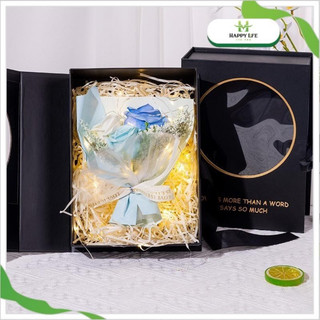 Hộp Quà Tặng Người Yêu Cao Cấp, Gift Box Set Quà Tặng 8/3, Valentine, Sinh Nhật, Hộp Đựng Quà Tặng Ý Nghĩa Kèm Đèn Nháy