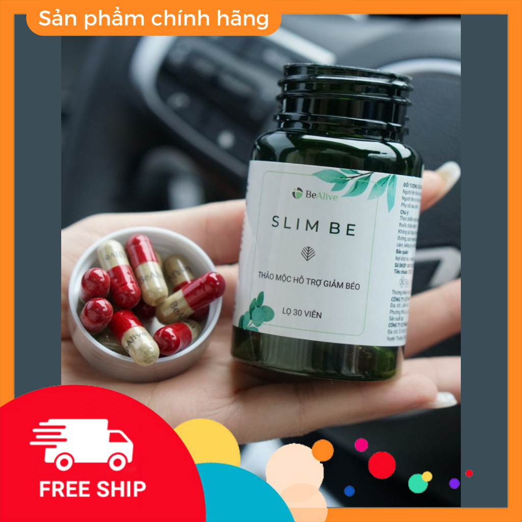 SLIM BE Giảm Cân Chính Hãng BEALIVE SLIMBE Dập Chữ Bealive Trên Từng Viên Nang #BàMẹGiảm45kg