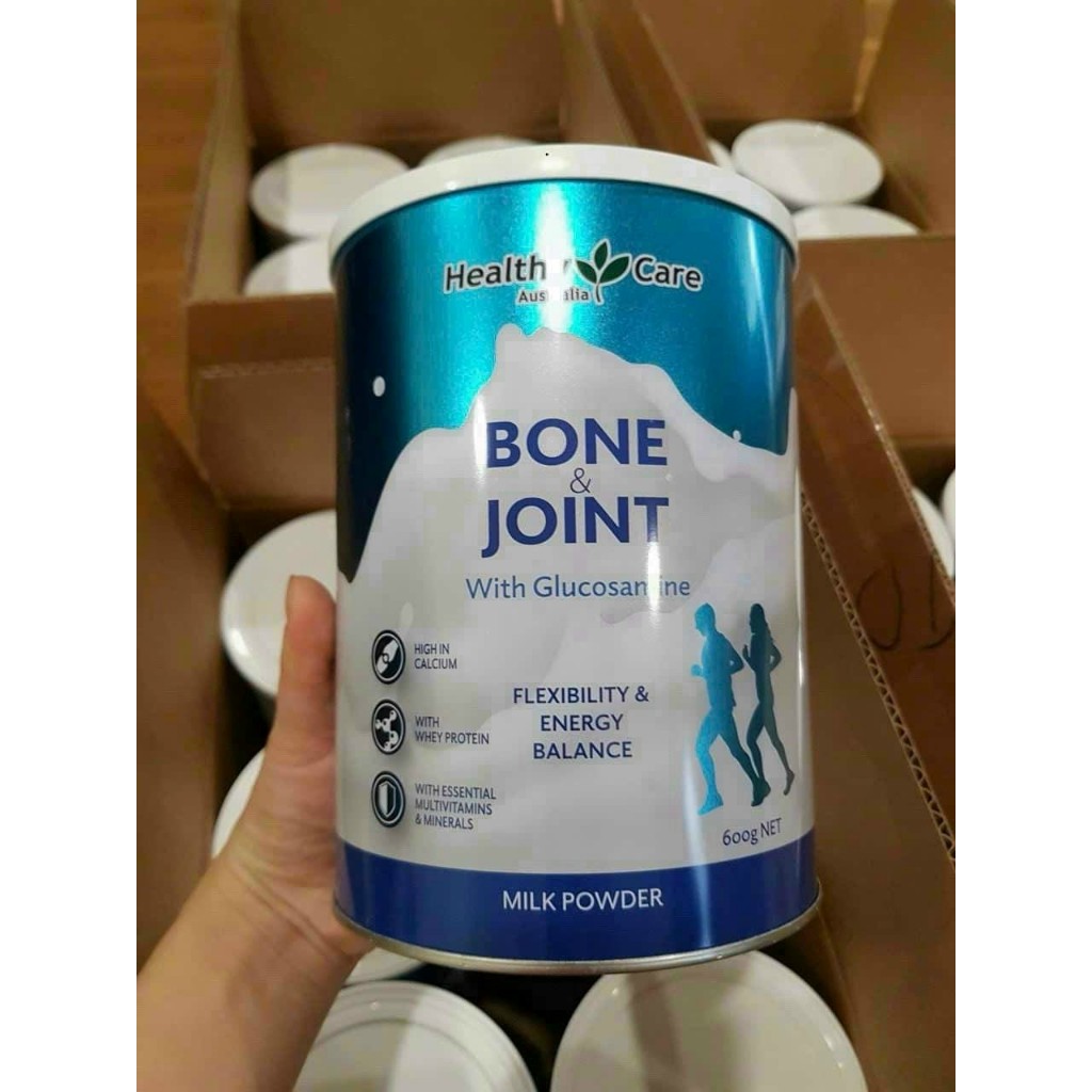 Sữa bột dành cho người đau xương khớp- BONE &amp; JOINT WITH GLUCOSAMINE HEALTHY CARE ÚC