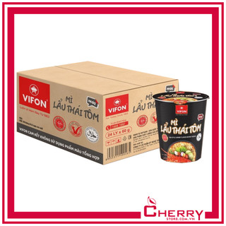 Thùng 24 ly mì lẩu thái tôm vifon 60g