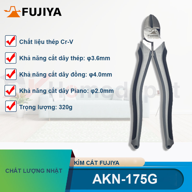 Kìm cắt cường lực Fujiya AKN-175G 7'' 175mm