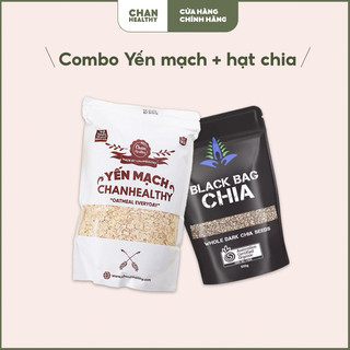 Combo Yến mạch * Hạt chia giảm cân ( tặng kèm lộ trình giảm cân cấp tốc )