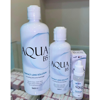 Nước ngâm lens aqua b5 cao cấp CHAI LỚN dung tích 360ml siêu tiết kiệm